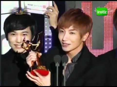 101209 Super Junior Won Msn Popularity Award @ 25th Golden Disk 2010