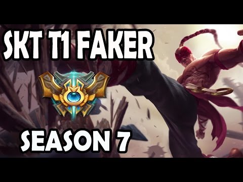 SKT T1 Faker LEE SIN Jungle vs NIDALEE - Rank #54 Challenger Korea