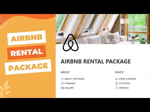 Airbnb Rental Package Template | Prototion