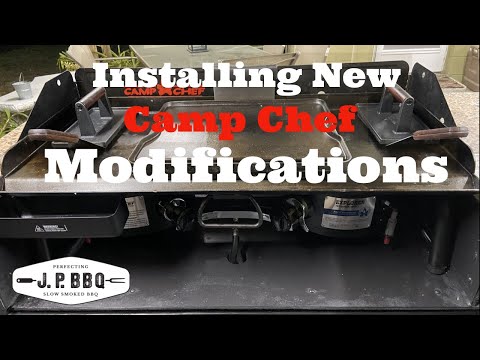 Installing New Modifications to my New Camp Chef two Burner Outdoor Stove.