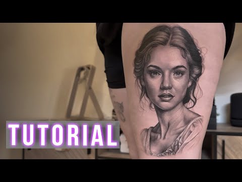 Tattoo Shading Tutorial – How to Tattoo a Realistic Portrait