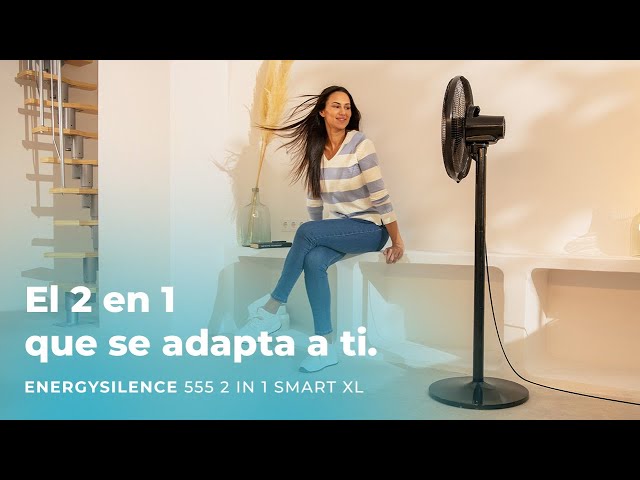 Ventoinha Cecotec EnergySilence 555 2 in 1 Smart XL 55W 16" 5 pás Oscilação Remoto Preto video