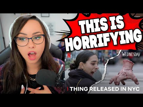Wednesday Releases Thing In New York | Netflix REACTION!!!