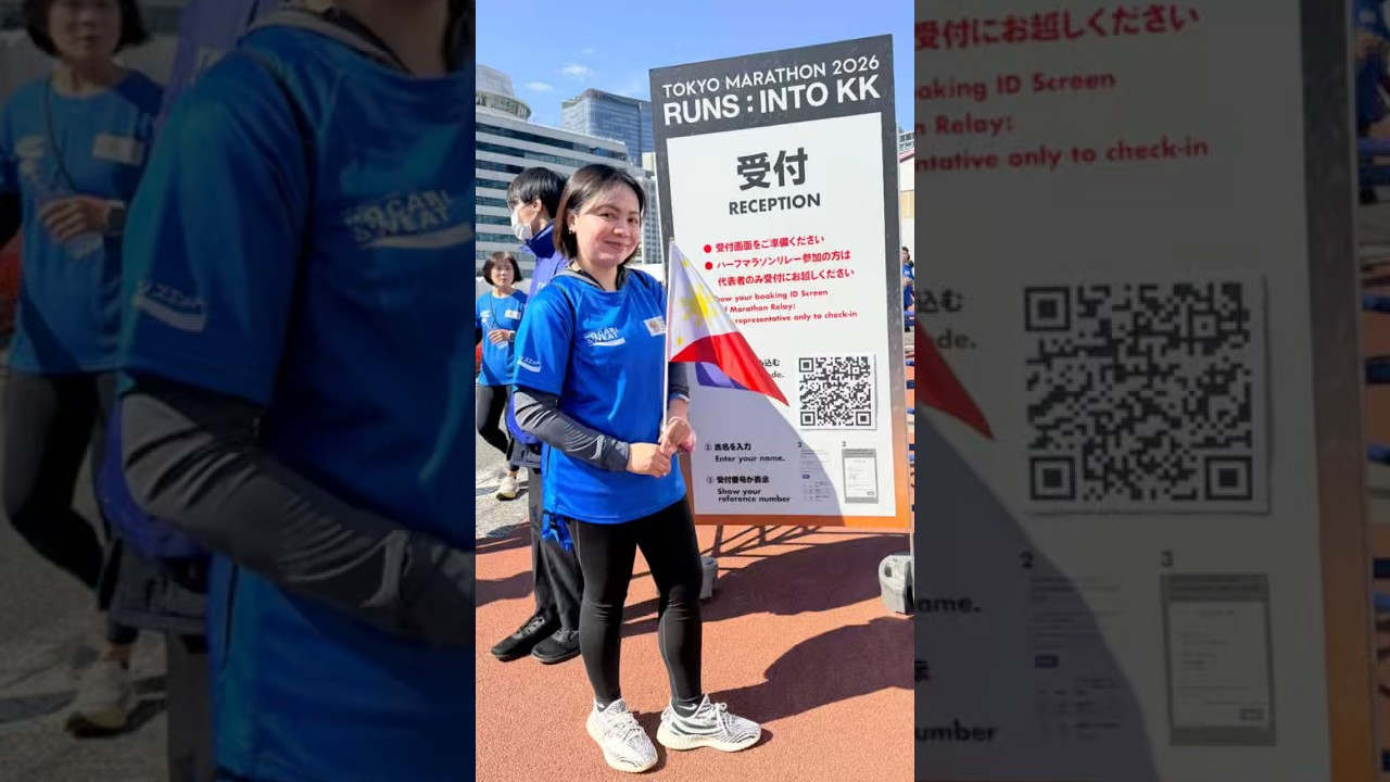 Tokyo Marathon 2026 RUNS Into KK | Shake Out Run #shorts #funrun