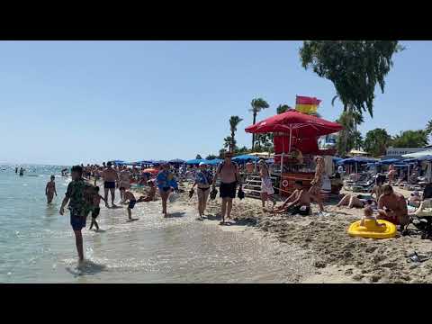 Nissi Beach, Ayia Napa, Cyprus September 2021