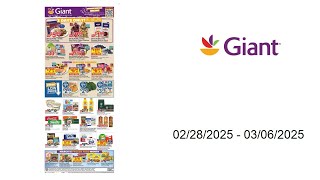 Ad Giant Food - Weekly Circular - 02/28/2025 - 03/06/2025
