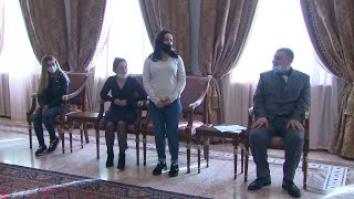 «Նագաշյան» մանուկների տան աղջիկները հանդիպեցին Վեհափառ հայրապետի հետ