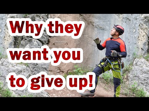 They want you to give up - The secret why Via Ferrata is hard and difficult in the beginning