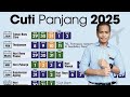 Kalendar 2025 Dan Tarikh Cuti Umum 2025