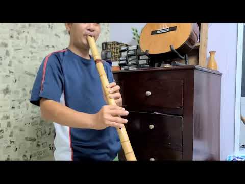 Concert-Grade 8-Hole Tang Xiao Flute - Blowing Shakuhachi - 2 Piece – Lacquered, Healing Tones in D/C/B Keys (Lowest Note) for Meditation & Music, Yellow Bamboo image 17