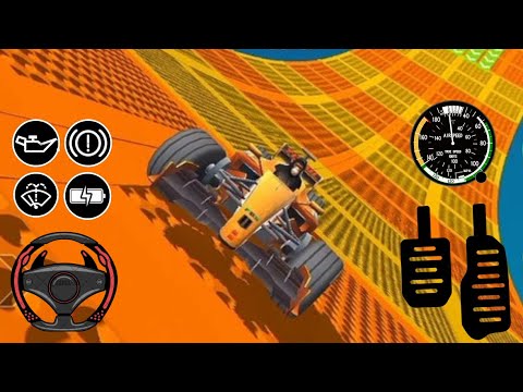 GT Formula Car Mega Ramp Extreme Racing - GT Car Stunt Master 3D - Android Gameplay