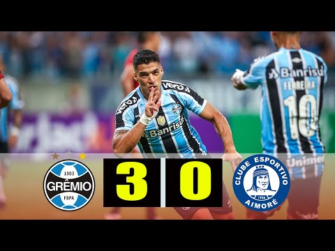 SHOW DO SUAREZ! Grêmio 3 x 0 Aimoré | Gols e Melhores Momentos | Campeonato Gaúcho 2023