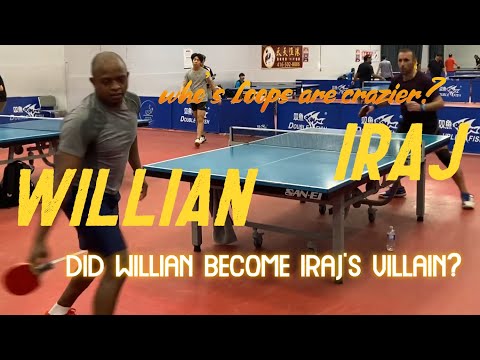 Willian DA SILVA [2500] vs Iraj GOLMOHAMMADI [2057] - CCTTA Top 8 Quarter Finals - 15 Jan 2023