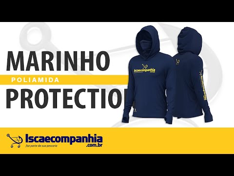 Vídeo Camiseta Poliamida X Protection 360 Mar Negro Marinho - by Isca e Companhia