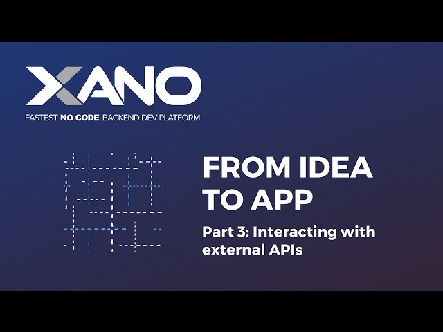 From Idea to App - Part 3: Interacting with External 3rd party APIs from other services
