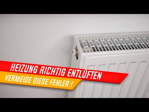 Bleed radiators properly, bleed heating systems ✅Save heating costs!