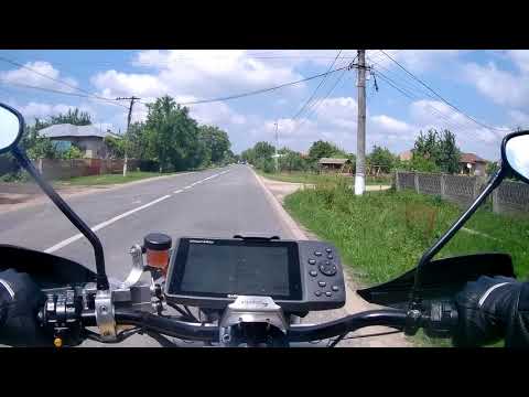 Passing Bujoru on Road 5C in Romania