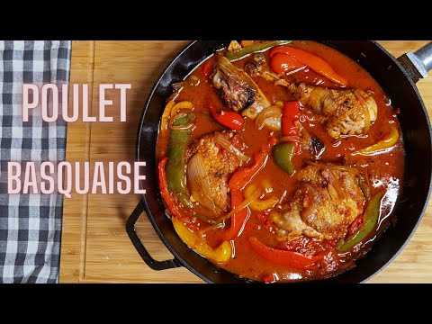 Recette Poulet basquaise mijoté