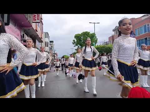 Desfile cívico U.E.A, cantonización  55 años "Francisco de Orellana"