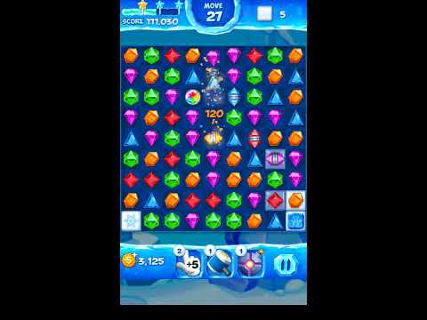 Jewel Pop Mania:Match 3 Puzzle Level 158 ( Ice Cream Town Episode ) - Walkthrough ( No Booster )