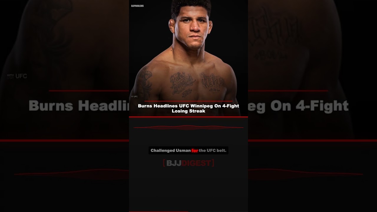 Burns Headlines UFC Winnipeg On 4-Fight Losing Streak #Shorts