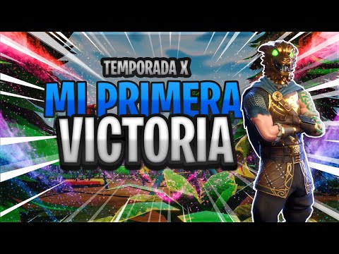 Fortnite | Mi primera victoria en la Temporada X | AniibalDorta
