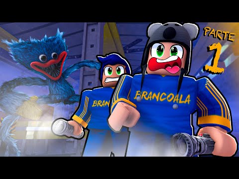HUGGY WUGGY'S STORY [Part 1] POPPY'S PLAYTIME ON ROBLOX FLOPPY'S PLAYTIME - Brancoala Games