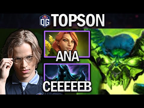 OG.TOPSON PUGNA WITH ANA WINDRANGER VS CEB - DOTA 2 7.29 GAMEPLAY