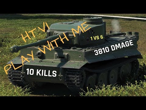 Heavy Tank No. VI - 10 Kills - 1 VS 6 -world of thank