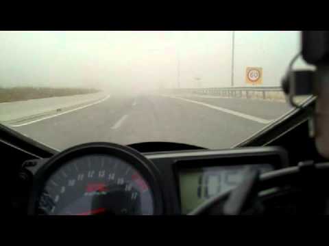 gsxr filming... in the mist (Egnatia - Metsovo)
