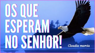 Os que esperam no Senhor, Claudia Marcia, 01 de setembro de 2021#vida #Reflexão