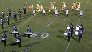 preview picture of video 'Jemison High School Blue Regiment Halftime Show (Drumline) 9/21/2012'