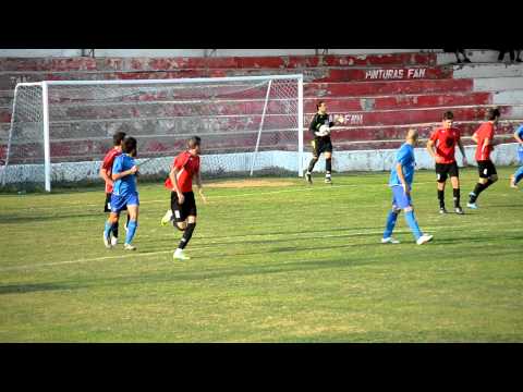 Fútbol, 3ª D  Abarán   Molina 2011  Falta peligrosa contra el Abarán
