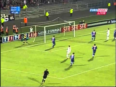 Résumé Olympique Lyonnais - Bastia 2006 - 8ème de Finale de Coupe de France