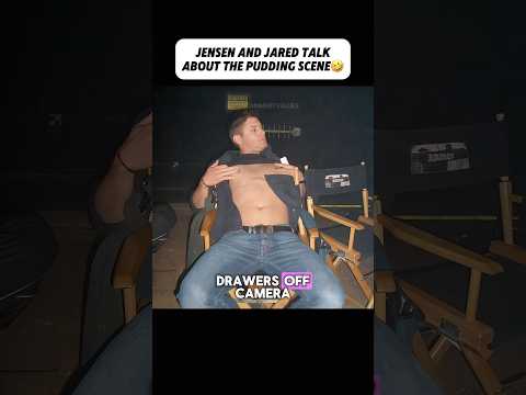 Jensen Ackles And Jared Talk About The Pudding Scene In Supernatural🤣 #shorts #jensenackles