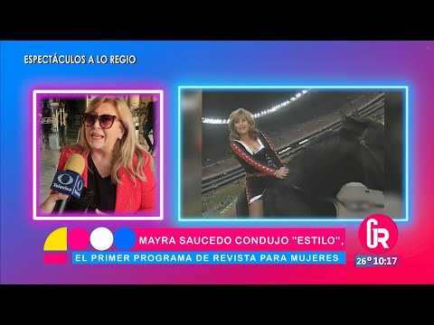 Mayra Saucedo marcó historia en la televisión en Monterrey y México | Gente Regia