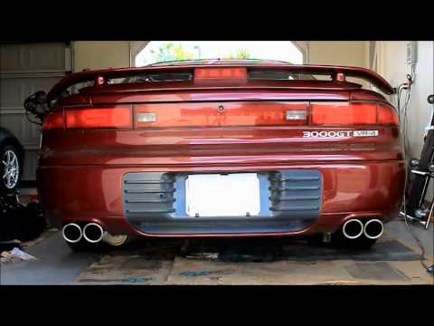 Mitsubishi 3000GT Old vs New Exhaust