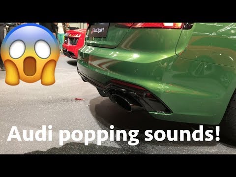 Audi RS4 Avant, RS5 coupe & R8 revs & popping sounds! 😱VIRAL VIDEO!!!