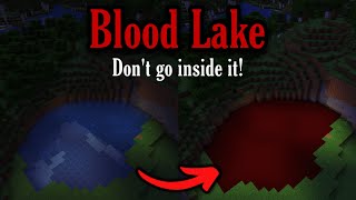 If the Blood liquid is spreading in your world, Avoid it! (Minecraft Creepypasta)