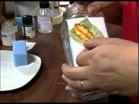 Mulher.com 10/09/2012 - Decoupage em vidro 1/2