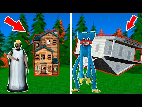 Granny vs Huggy Wuggy vs new house - funny horror animation parody (p.171)