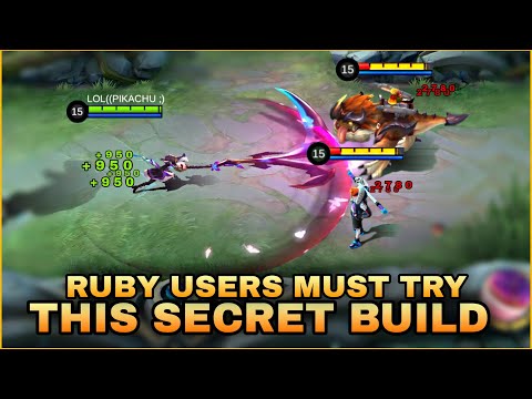 RUBY BEST BUILD AFTER UPDATE | UNLIMITED LIFESTEAL | MLBB