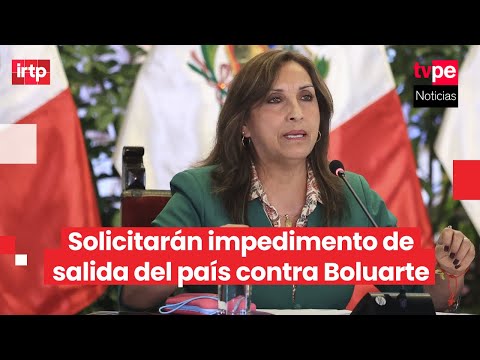 Fiscalía solicitará impedimento de salida del país contra Dina Boluarte