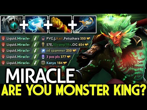 Miracle- [Monkey King] Are you Monster King? Created New Style OP 7.21 Dota 2