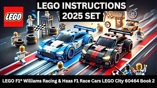 LEGO INSTRUCTIONS: Build the EPIC LEGO City F1 Williams Racing & Haas F1 Cars 60464