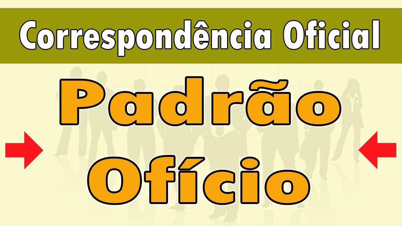 Correspondência oficial conforme Manual de redação da Presidência da República padrão ofício