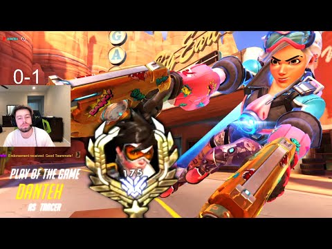 Danteh #1 Tracer - Road To Rank 1! POTG! [ Overwatch Season 29 Top 500 ]