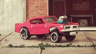 Hot Wheels custom - Plymouth Barracuda Gasser