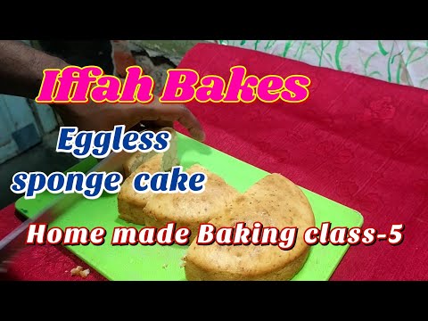 Eggless sponge cake 🍰