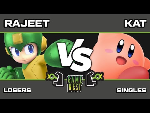 Game Nest Smash It Up: Rajeet (Mega man) vs Kat (Kirby) - Losers Round 2 [Offstream]